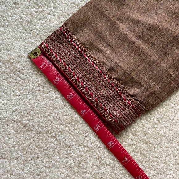 [NEW] Indian Pakistani Men Kurta Pajama Sherwani Suit Brown Red - Picture 9 of 10